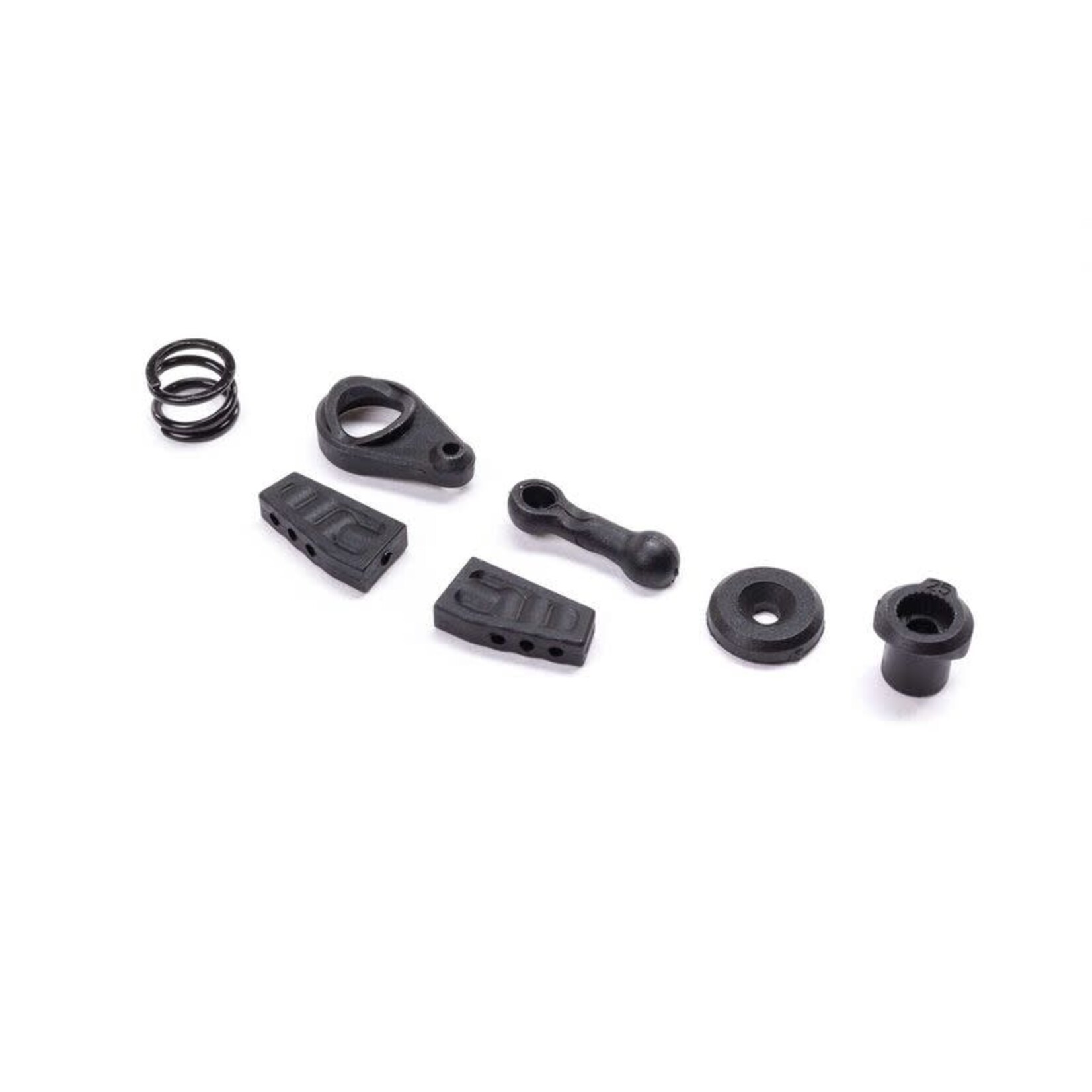Losi LOS211035 Losi 1970 Chevelle 1/16 Mini Drag Servo Saver, Mount & Steering Link