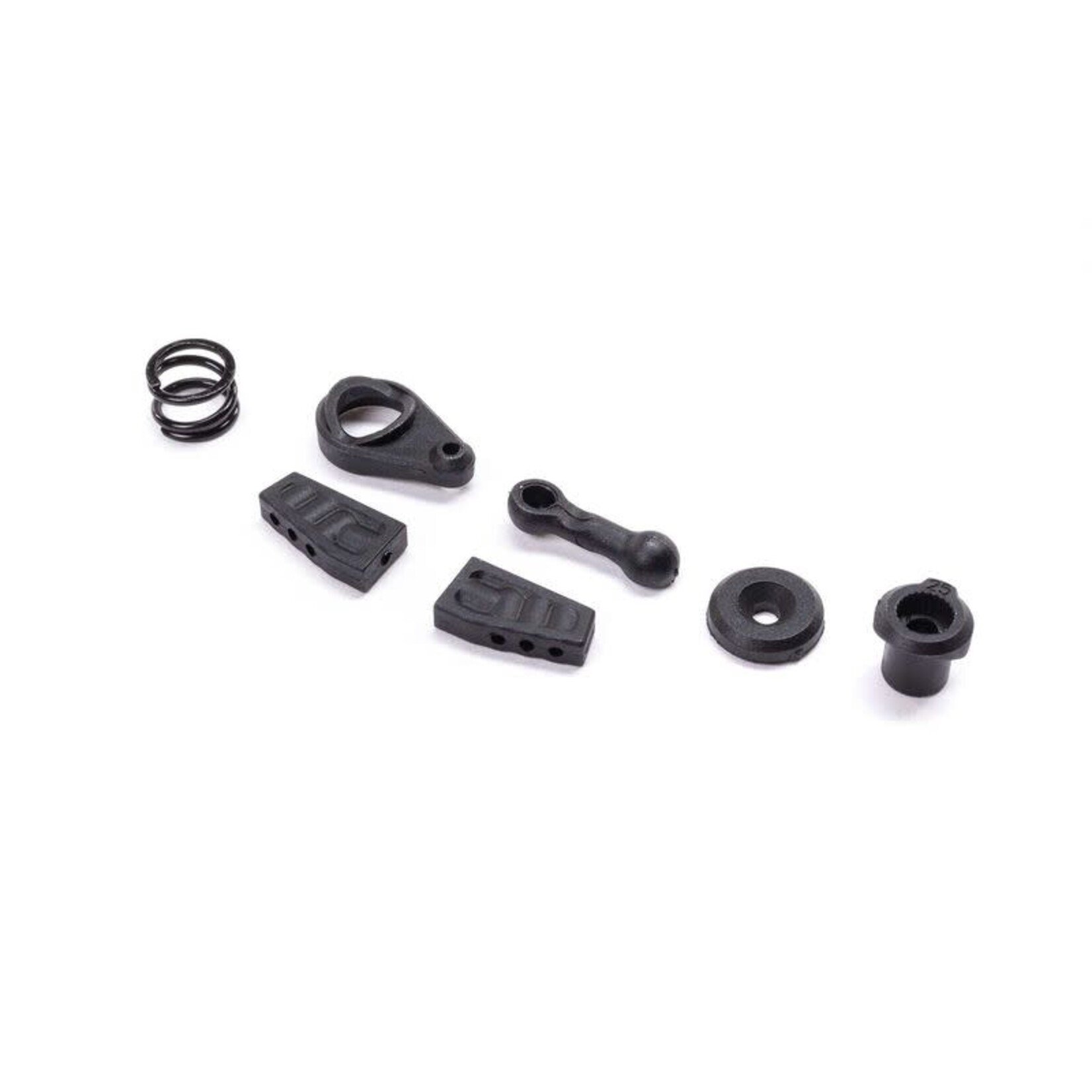 Losi LOS211035 Losi 1970 Chevelle 1/16 Mini Drag Servo Saver, Mount & Steering Link