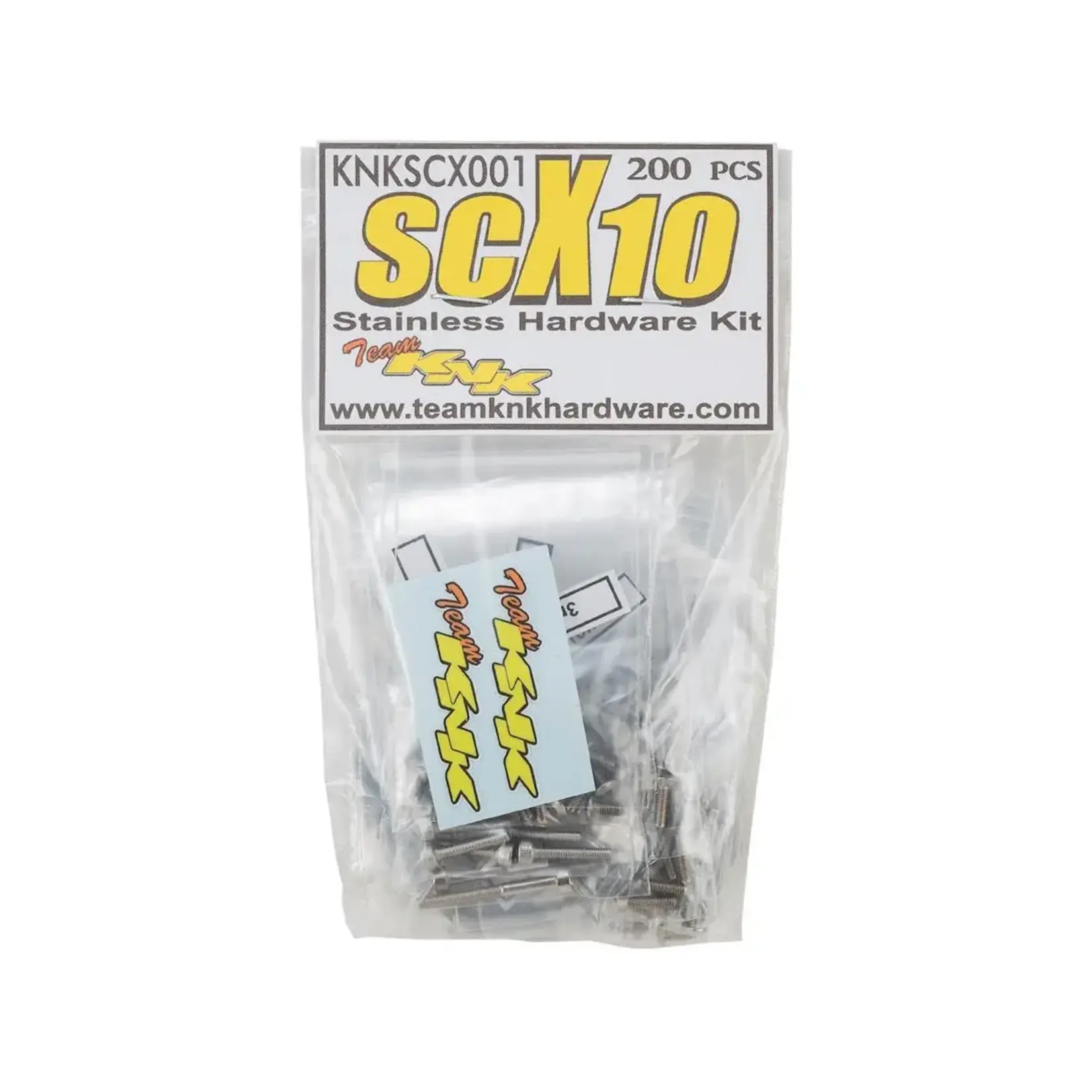 Team KNK KNKSCX001 Team KNK Axial SCX10 Stainless Hardware Kit (200)