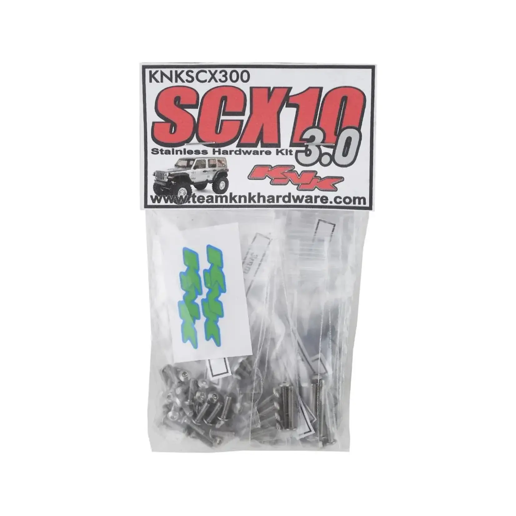 Team KNK KNKSCX300 Team KNK Axial SCX10 III Complete Stainless Hardware Kit