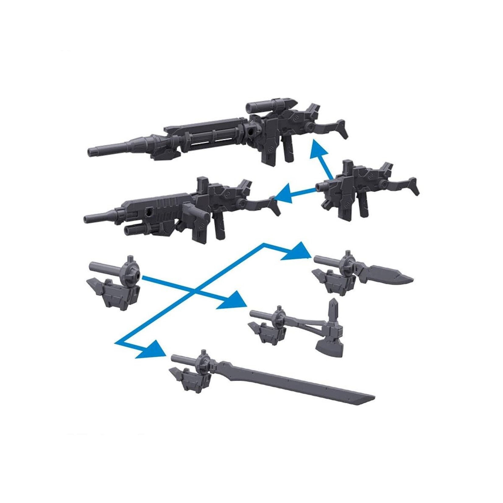 Bandai BAS2477796 Bandai 30MM 1/144 Option Weapon #01 for Alto