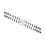 1UP 1UP742970 1 UP Racing Pro Duty Titanium Turnbuckles M3.5 x 70mm pair - Raw Finish