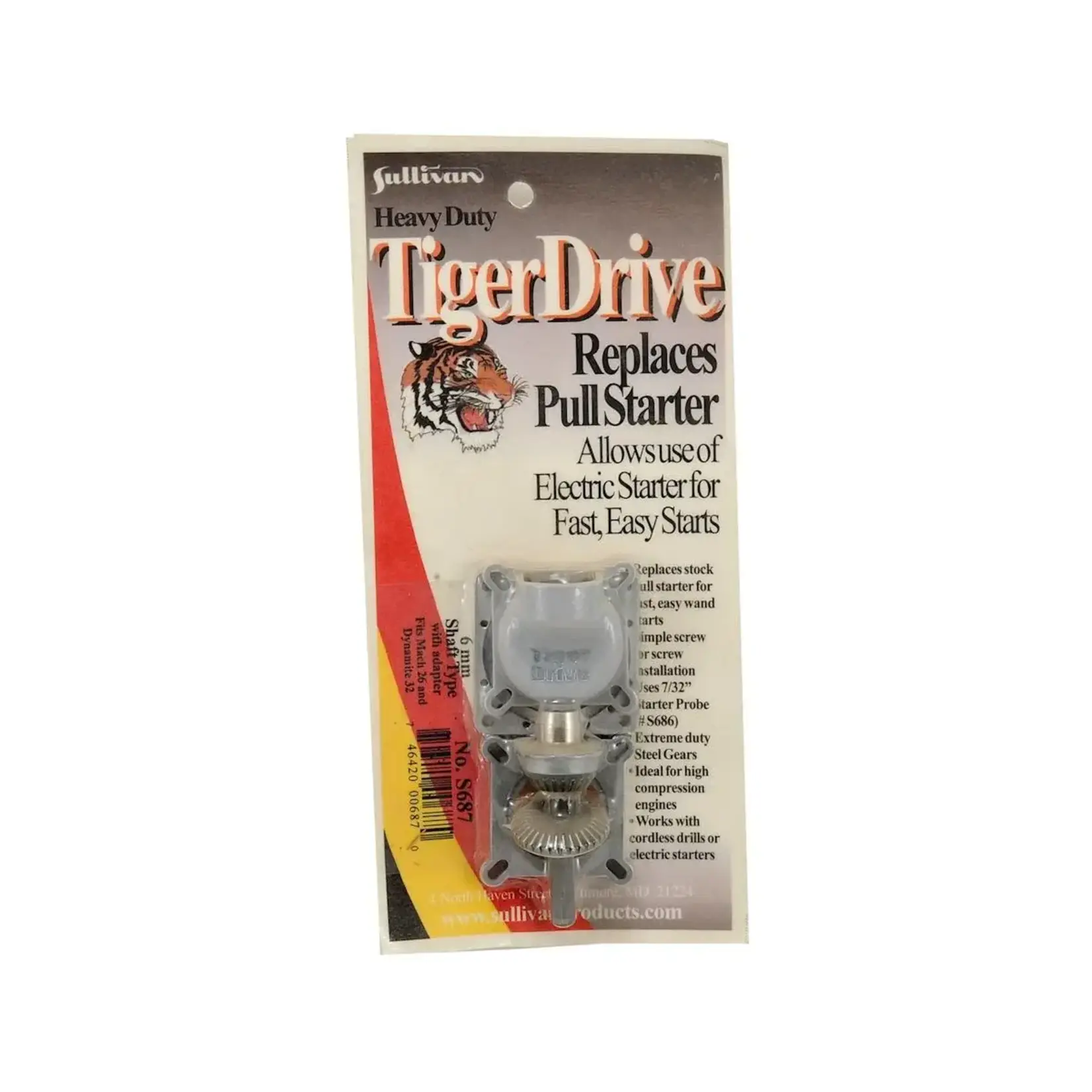 Sullivan SUL687 Sullivan TigerDrive 6mm Internal Starter Losi M26SS Mach .28
