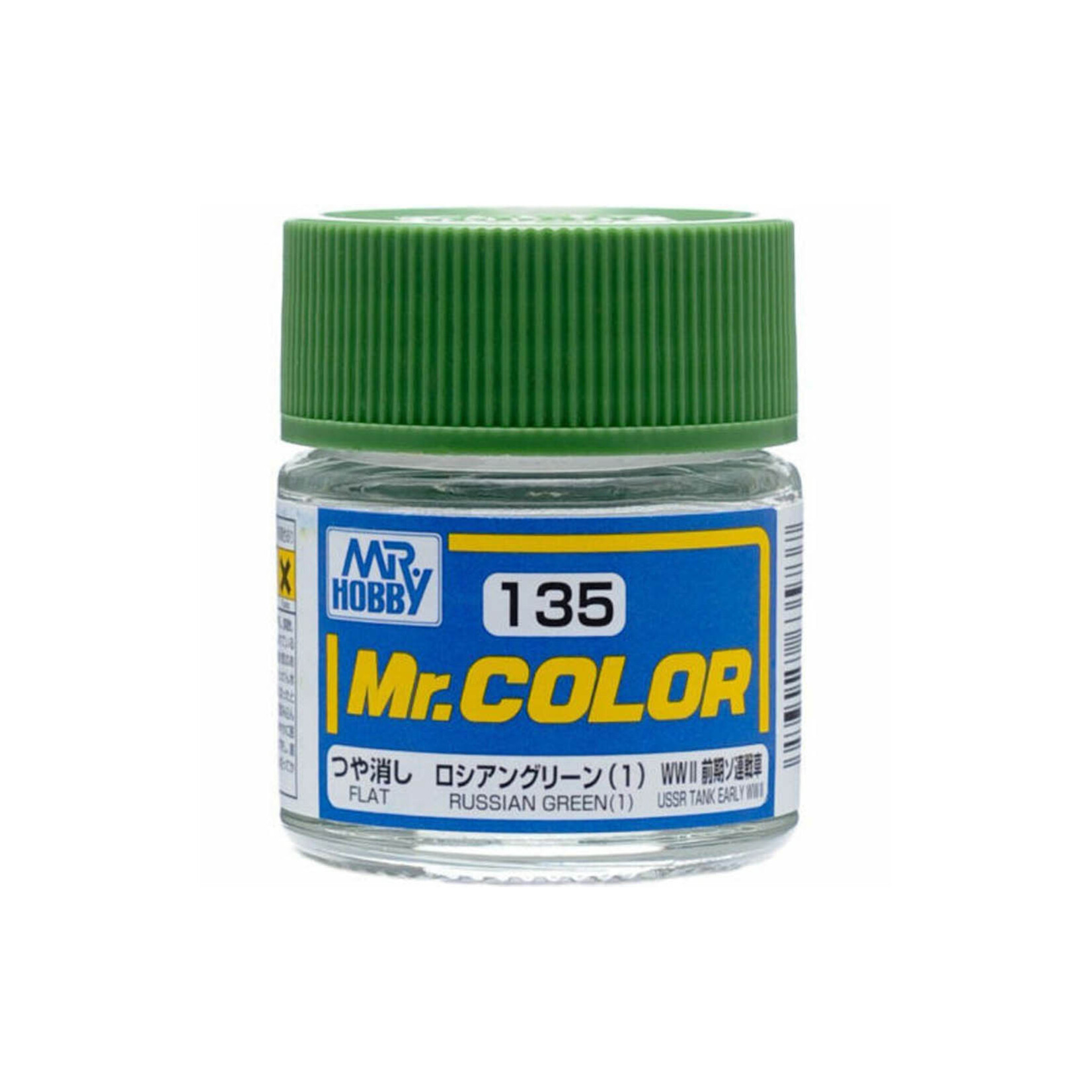 GSI Creos GNZ-C135 GSI Creos Mr Hobby C135 Russian Green (1) (Flat/Tank) - Lacquer - 10ml
