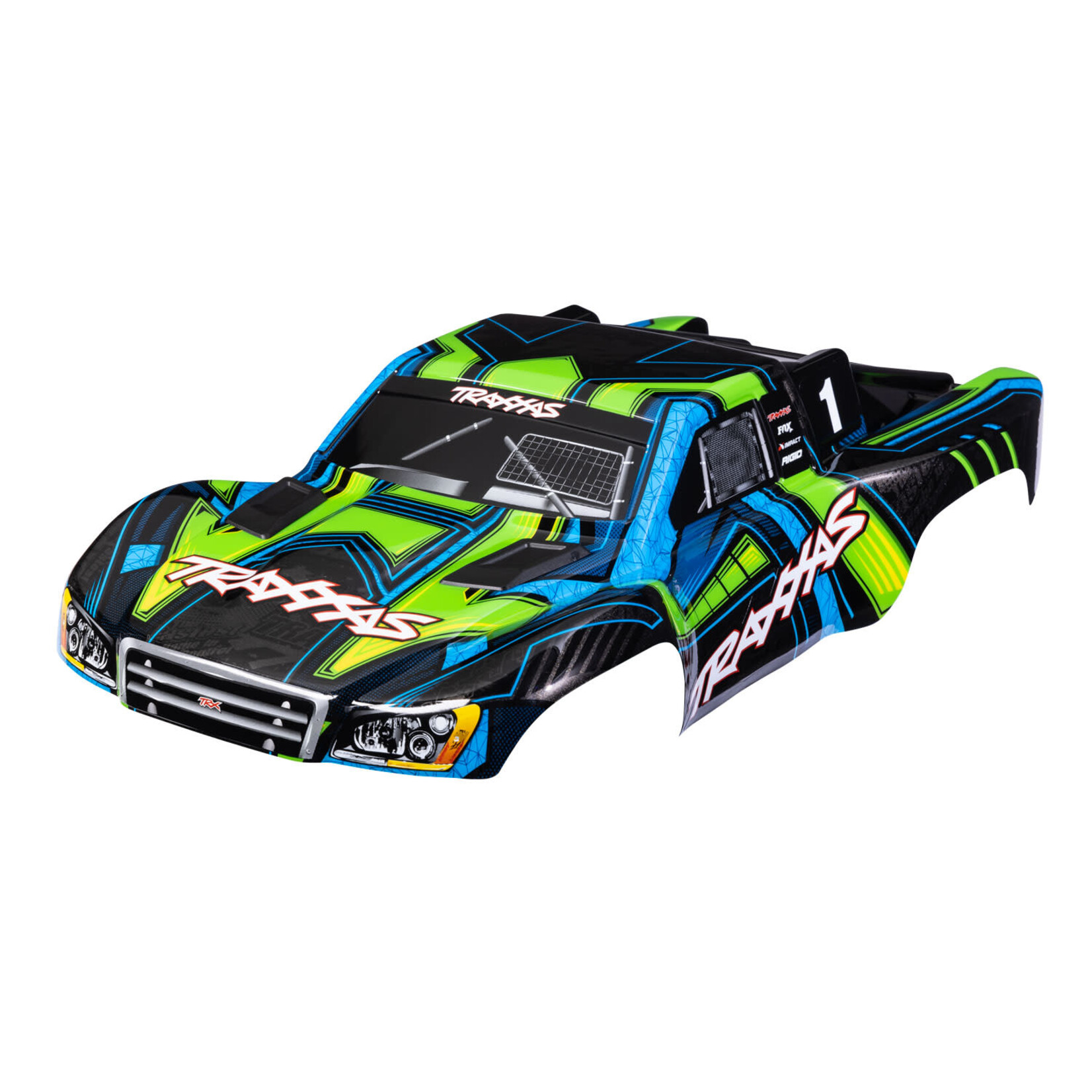 Traxxas TRA6844-GRN Traxxas Slash Green Clipless Body