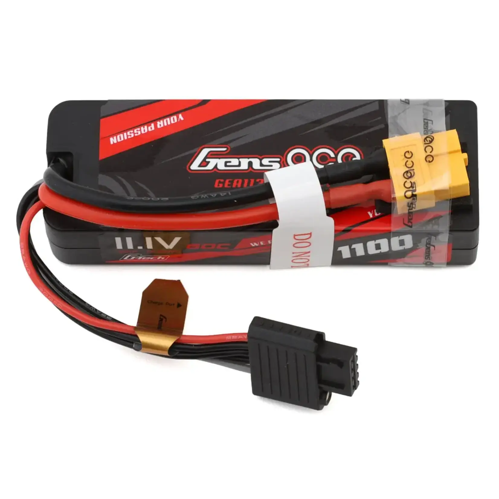 Gens Ace GEA113S60X6GT Gens Ace 3S 60C G-Tech Hardcase LiPo Battery Pack (11.1V/1100mAh) w/XT60 Connector