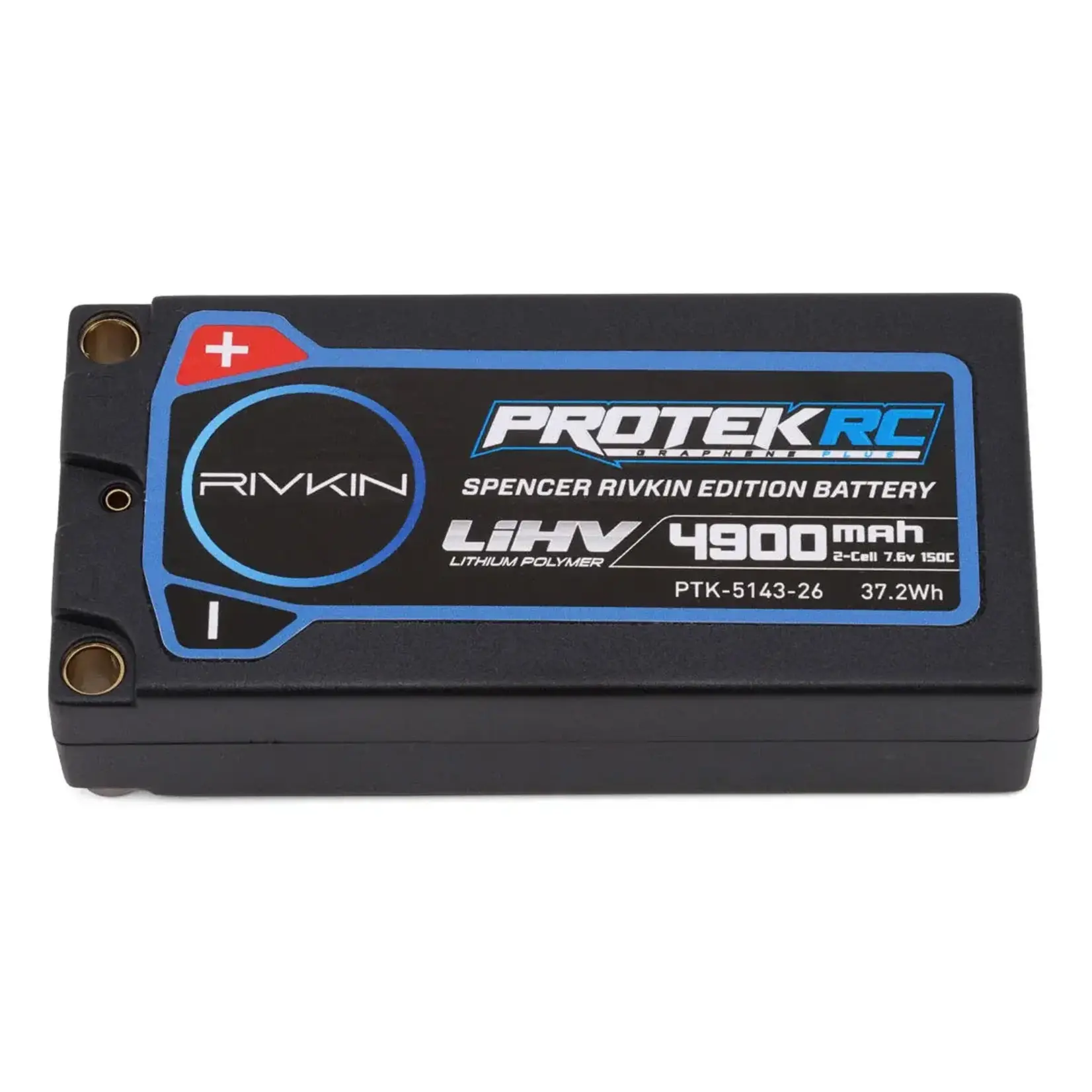 ProTek RC PTK-5143-26 ProTek Spencer Rivkin 2S 150C SG3 HV ULCG Shorty LiPo Battery (7.6V/4900mAh) w/5mm Connectors