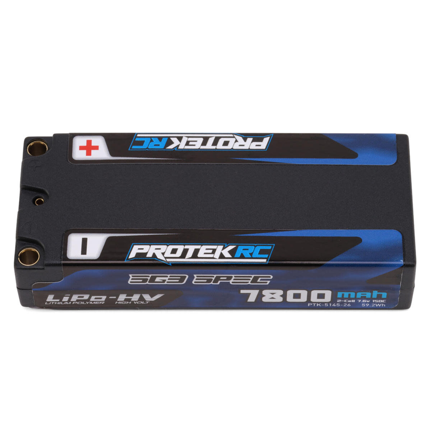 ProTek RC  PTK-5145-26 ProTek 2S 150C SG3 LiPo Battery (7.6V/7800mAh) w/5mm Connectors