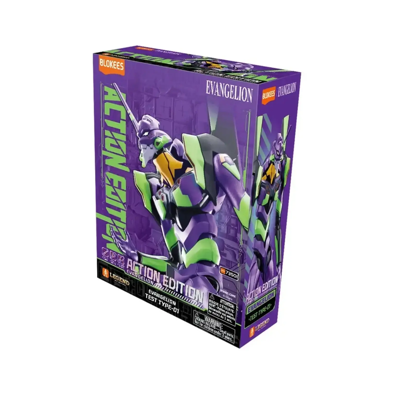 Blokees BKE73501 Blokees Evangelion Test Type-01 Plastic Model Kit (Action Edition)