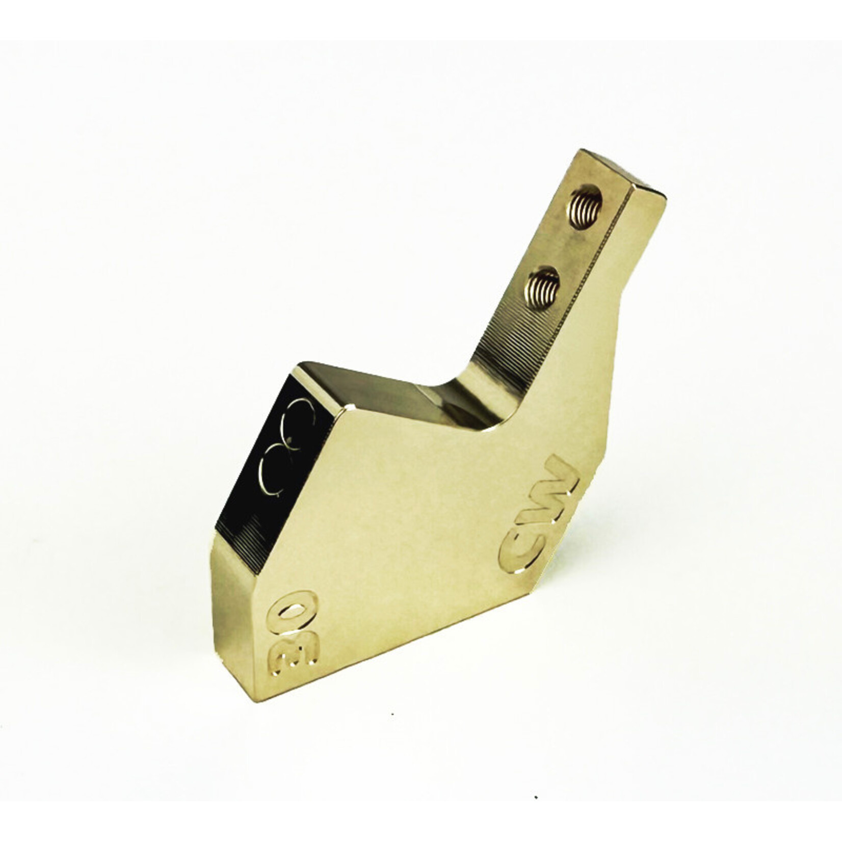 Custom Works RC Products CW2422 Customworks Brass Front Suspension Mount, 30 Deg, (3mm)