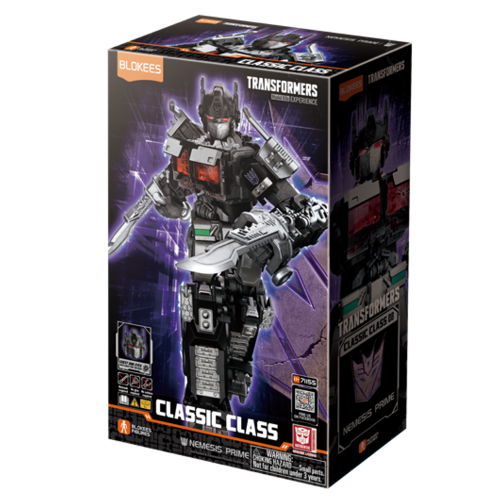 Blokees BKE71155 Blokees Transformers Classic Class 08 Nemesis Prime Plastic Model Kit (Rise of the Beasts)