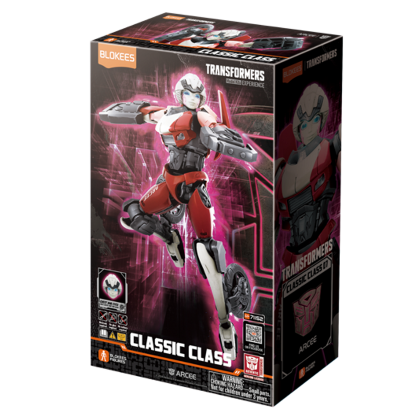 Blokees BKE71152 Blokees Transformers Classic Class 07 Arcee Plastic Model Kit (Rise of the Beasts)
