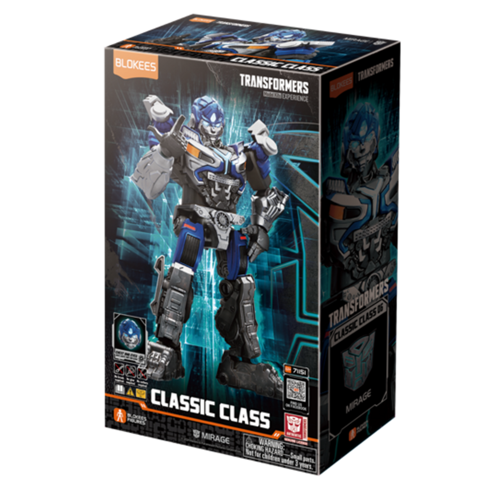 Blokees BKE71151 Blokees Transformers Classic Class 06 Mirage Plastic Model Kit (Rise of the Beasts)