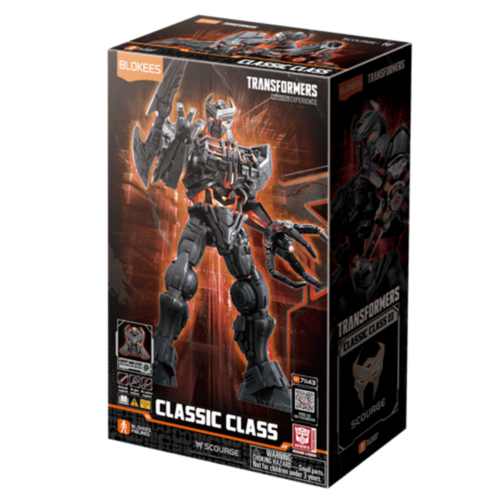 Blokees BKE71143 Blokees Transformers Classic Class 03 Scourge Plastic Model Kit (Rise of the Beasts)