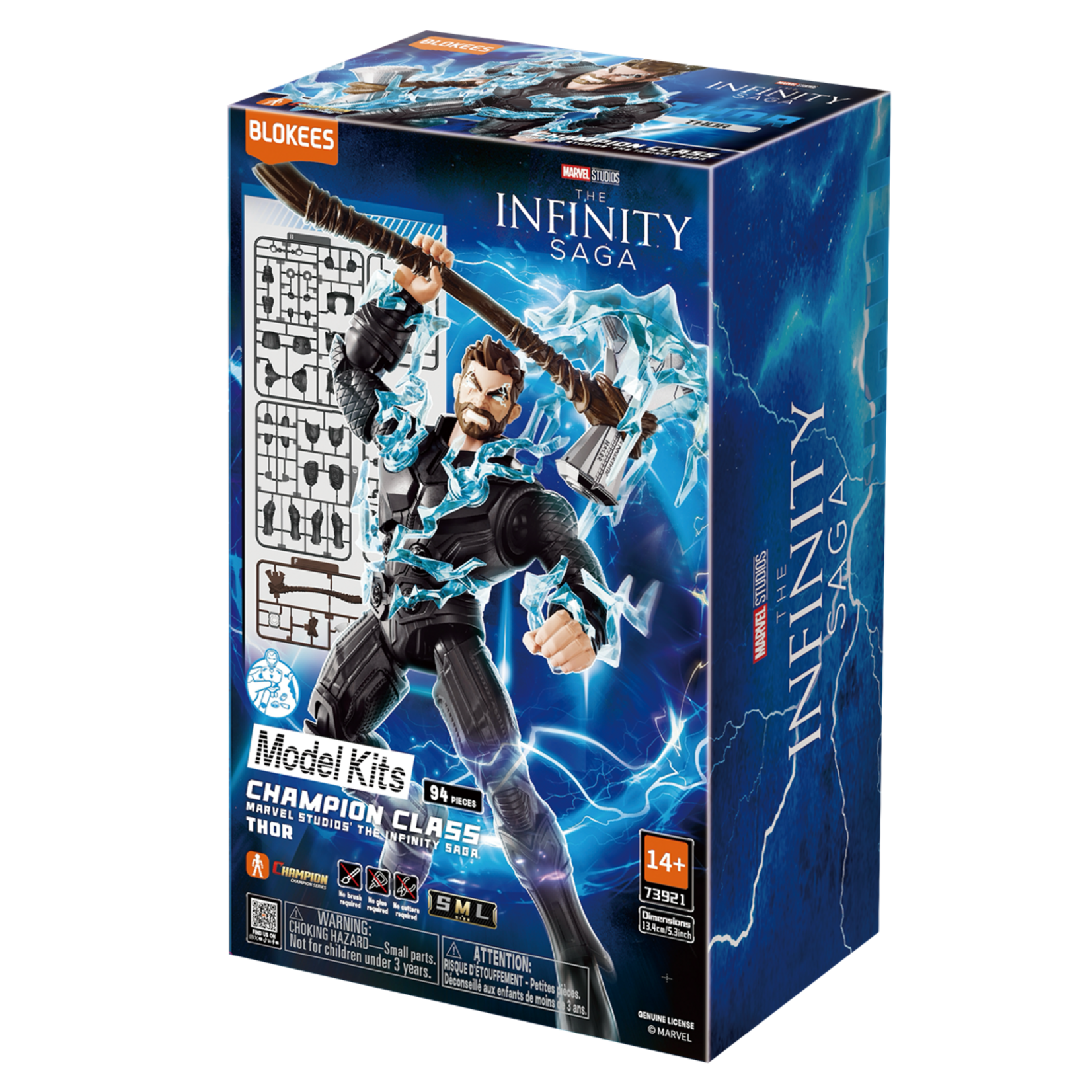 Blokees BKE73921 Blokees Marvel Champion Class 02 Thor Plastic Model Kit (Infinity Saga)