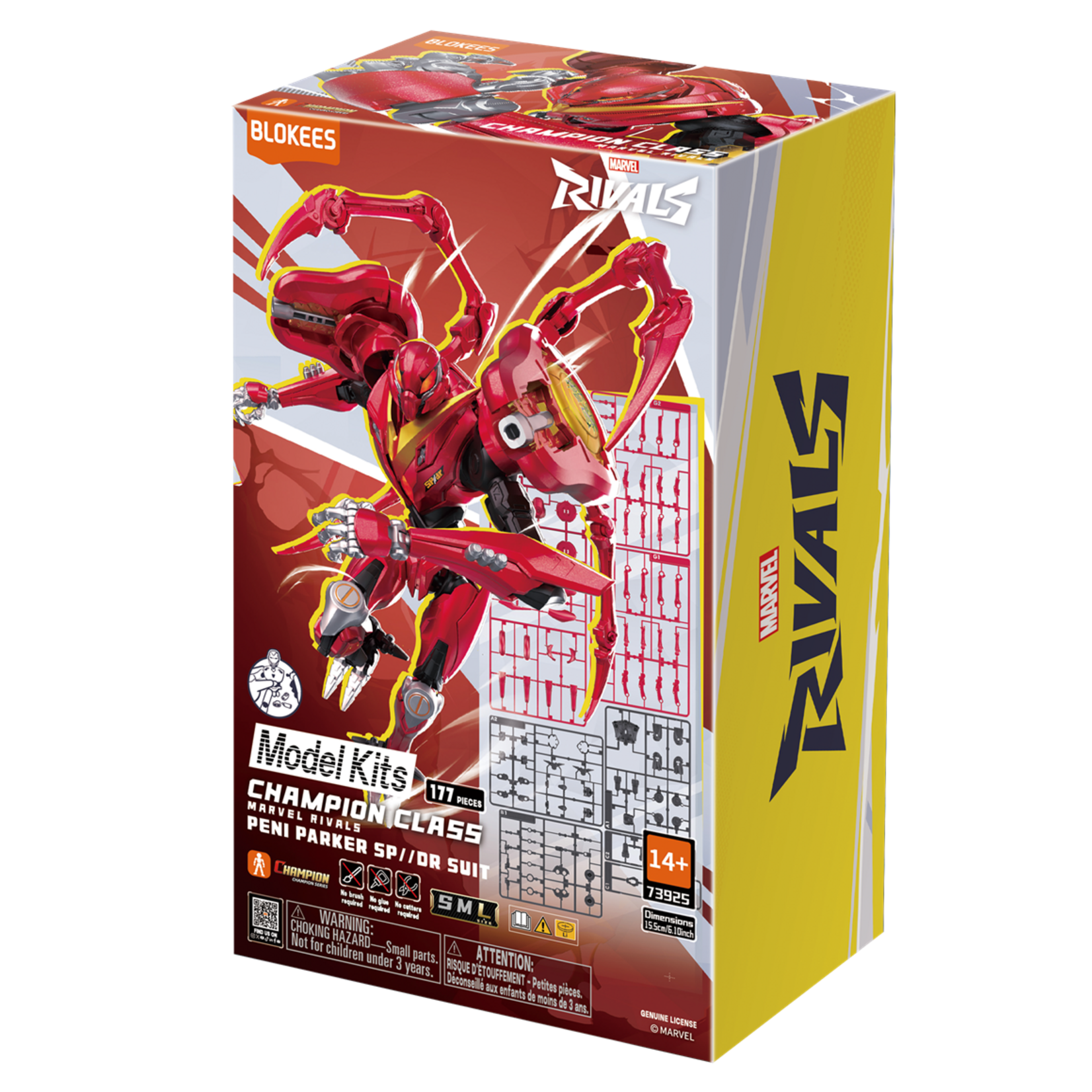 Blokees BKE73925 Blokees Marvel Rivals Peni Parker SP//dr Spider Suit Plastic Model Kit