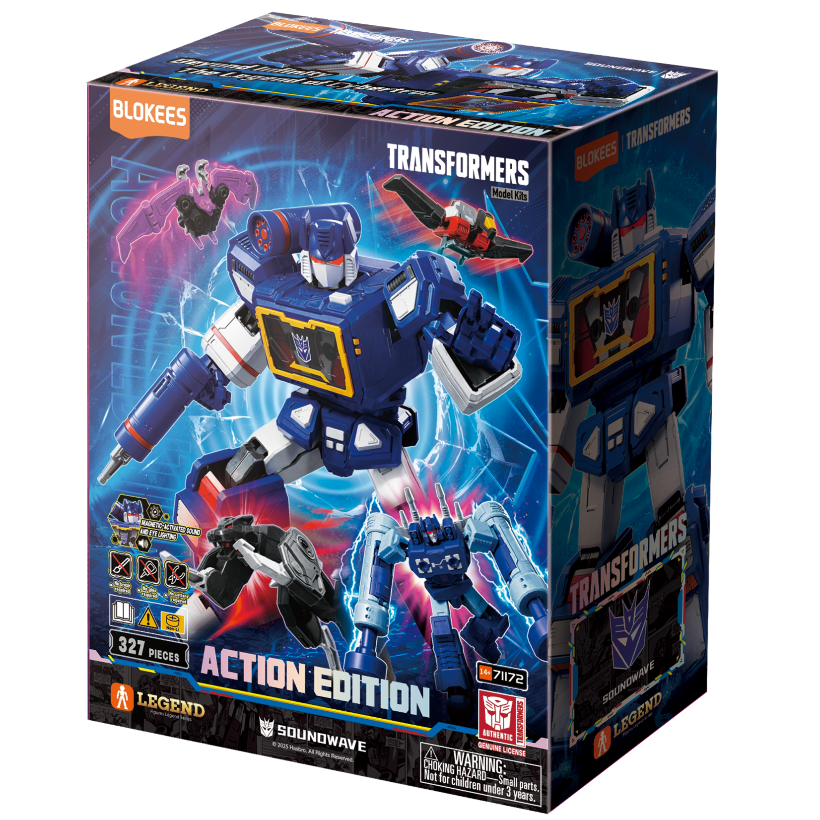 Blokees BKE71172 Blokees Transformers Action Edition 03 Soundwave Plastic Model Kit