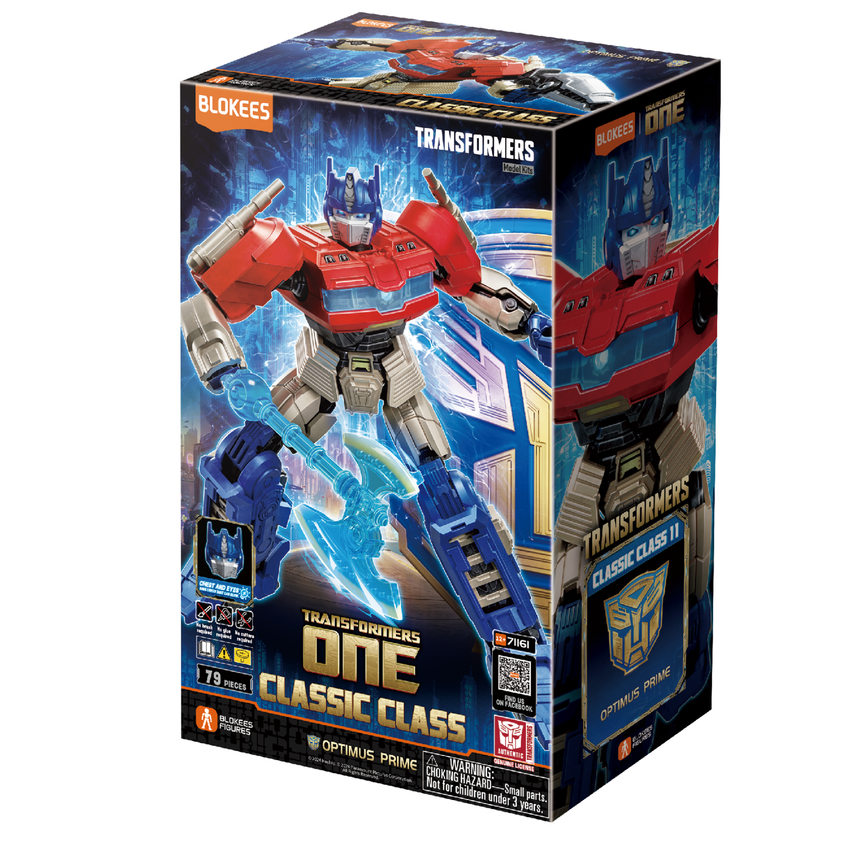 Blokees BKE71161 Blokees Transformers Classic Class 11 Optimus Prime Plastic Model Kit