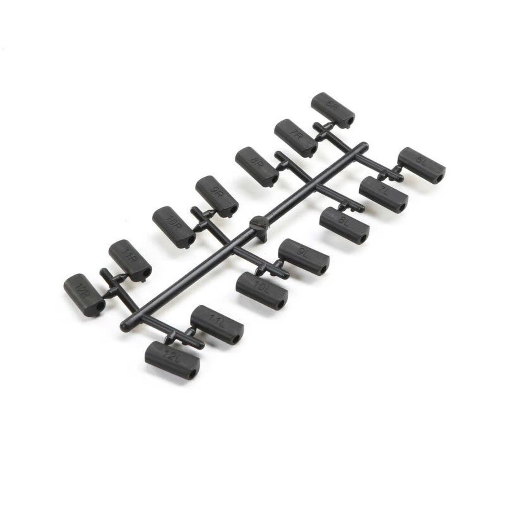 TLR TLR-1266 Team Losi Racing 22X-4 2.0 Caster Block Insert Set (6-12°)