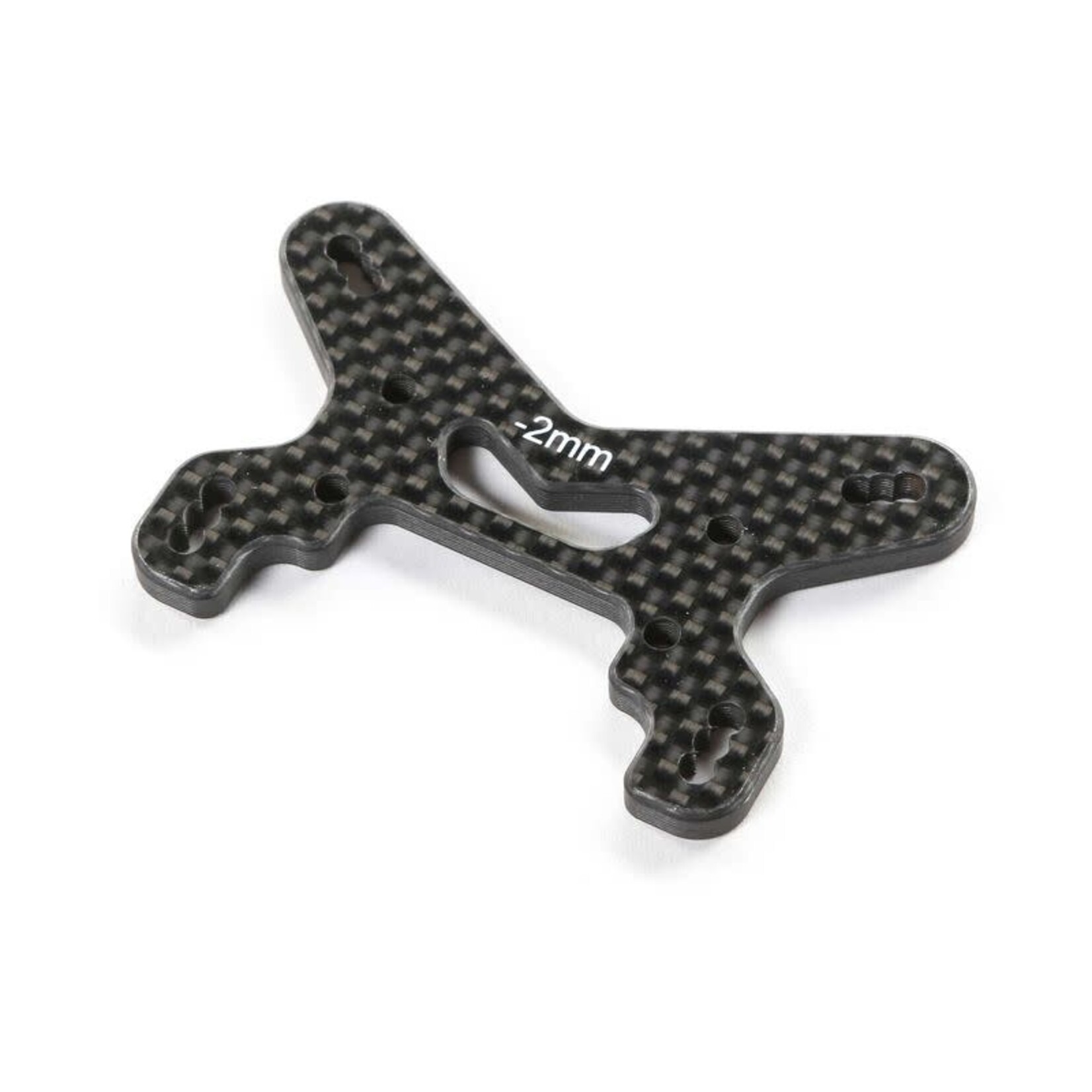 TLR TLR-1306 Team Losi Racing 22X-4 2.0 Carbon Fiber Front Shock Tower (-2mm)