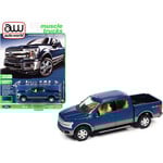 Auto World AWSP078B Auto World 2019 Ford F-150 Lariat Lightning Blue