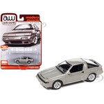 Auto World AWSP128A Auto World 1987 Mitsubishi Starion Palermo Gray Diecast 1:64 Gray