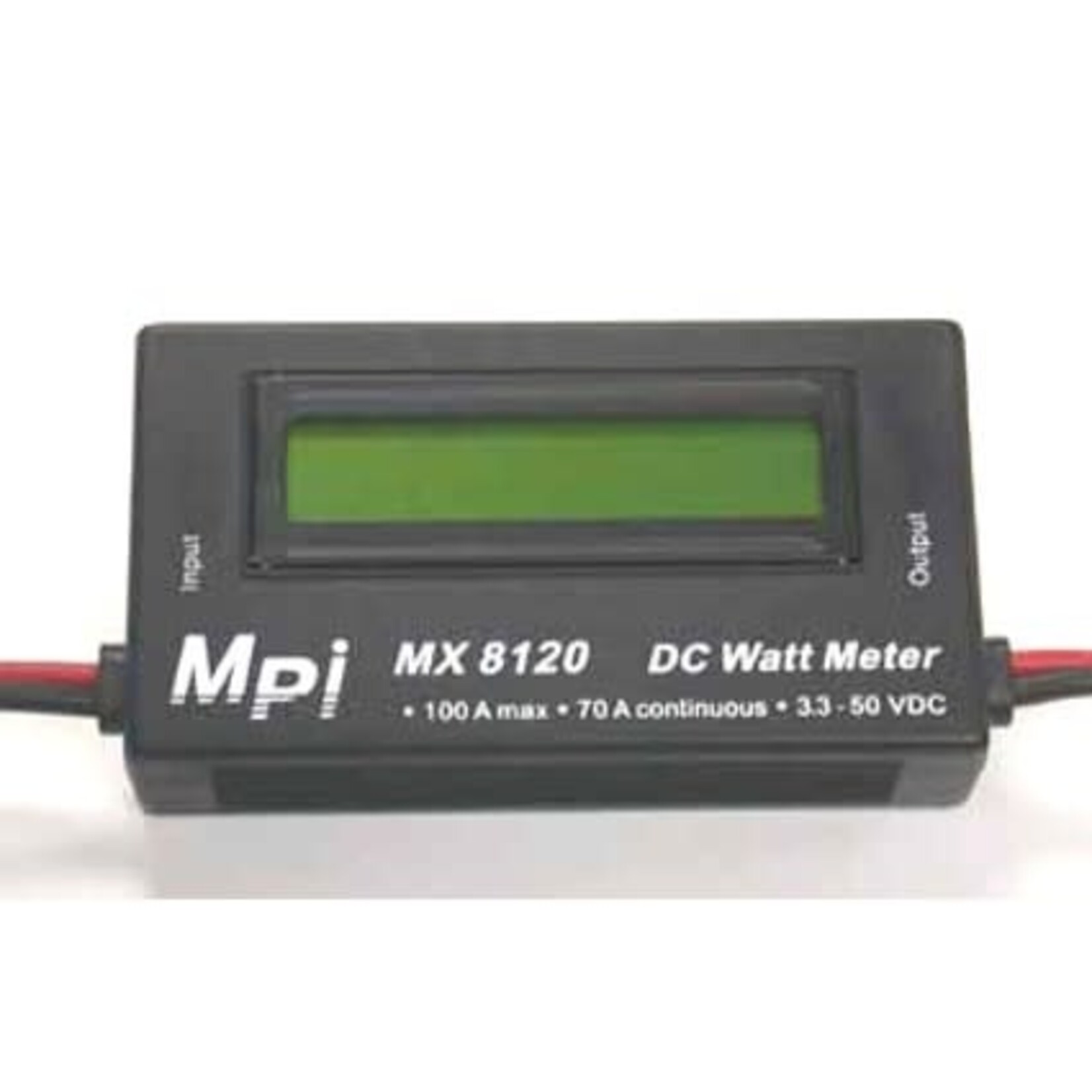 MPI MX8120  MPI Watt Meter, 3-50VDC, 70A