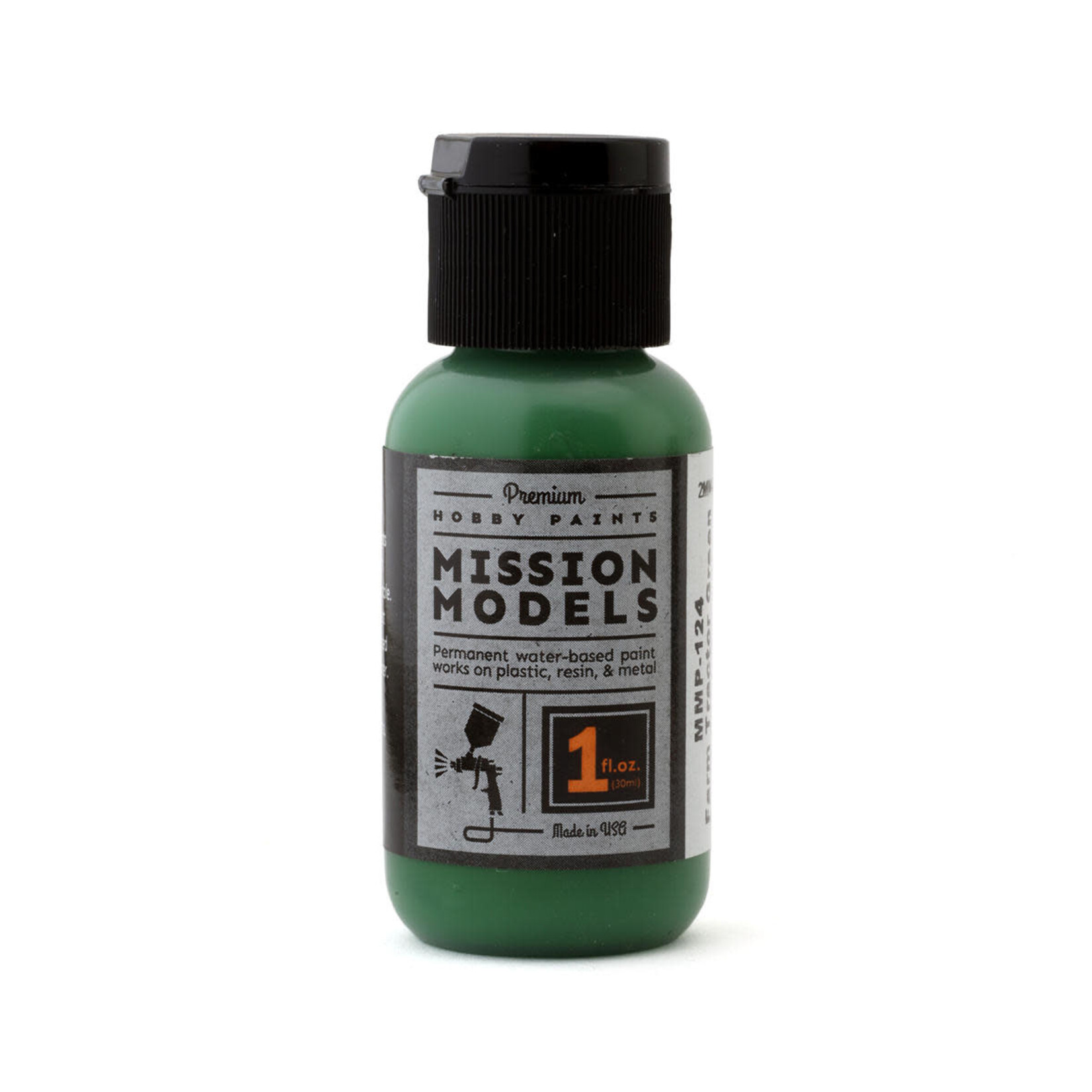 Misson Models MMP-124 Mission Models Farm Tractor Green ( Bright Green) 1oz