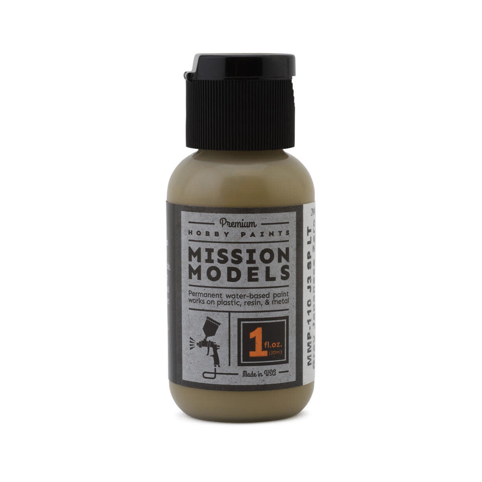 Misson Models MMP-110 Mission Models J3 SP LT Grey Japanese Zero (Amber) 1oz