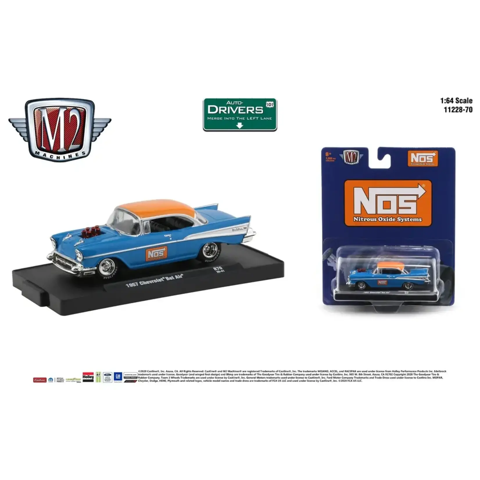 M2 Machines 11228-R70 M2 Machines 1957 Chevrolet Bel Air 20-41