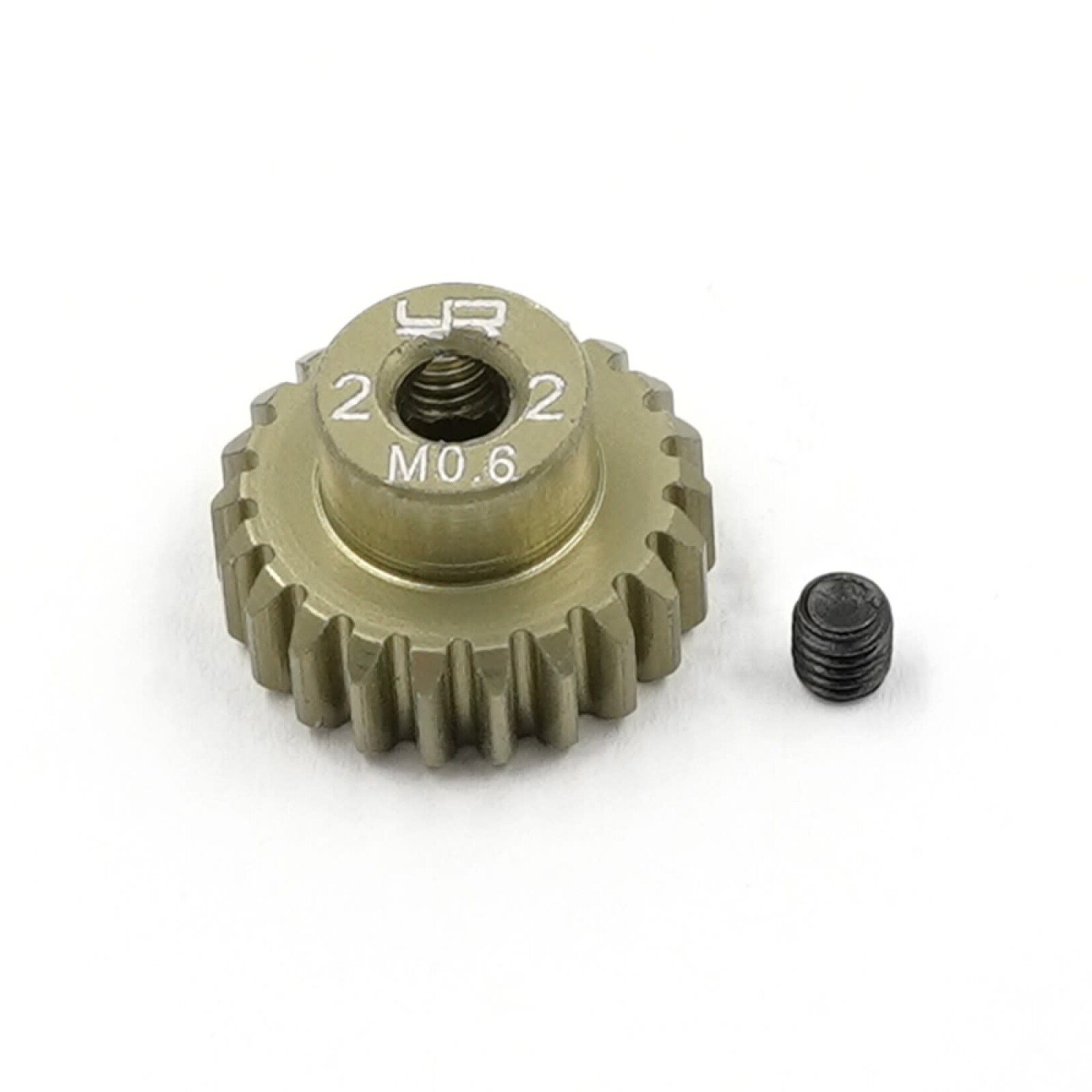 Yeah Racing YEA-MG-06P22T Yeah Racing Mod 0.6 Hard Coated Aluminum Pinion Gear (22T)