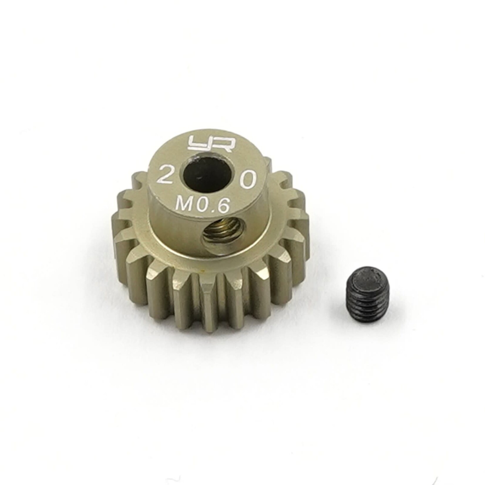 Yeah Racing YEA-MG-06P20T Yeah Racing Mod 0.6 Hard Coated Aluminum Pinion Gear (20T)