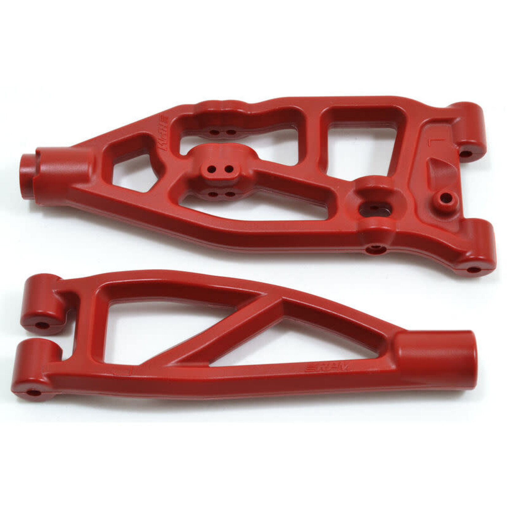 RPM **RPM81579 RPM Arrma Kraton/Outcast 6S Front Left Upper & Lower Suspension Arm Set (Red)