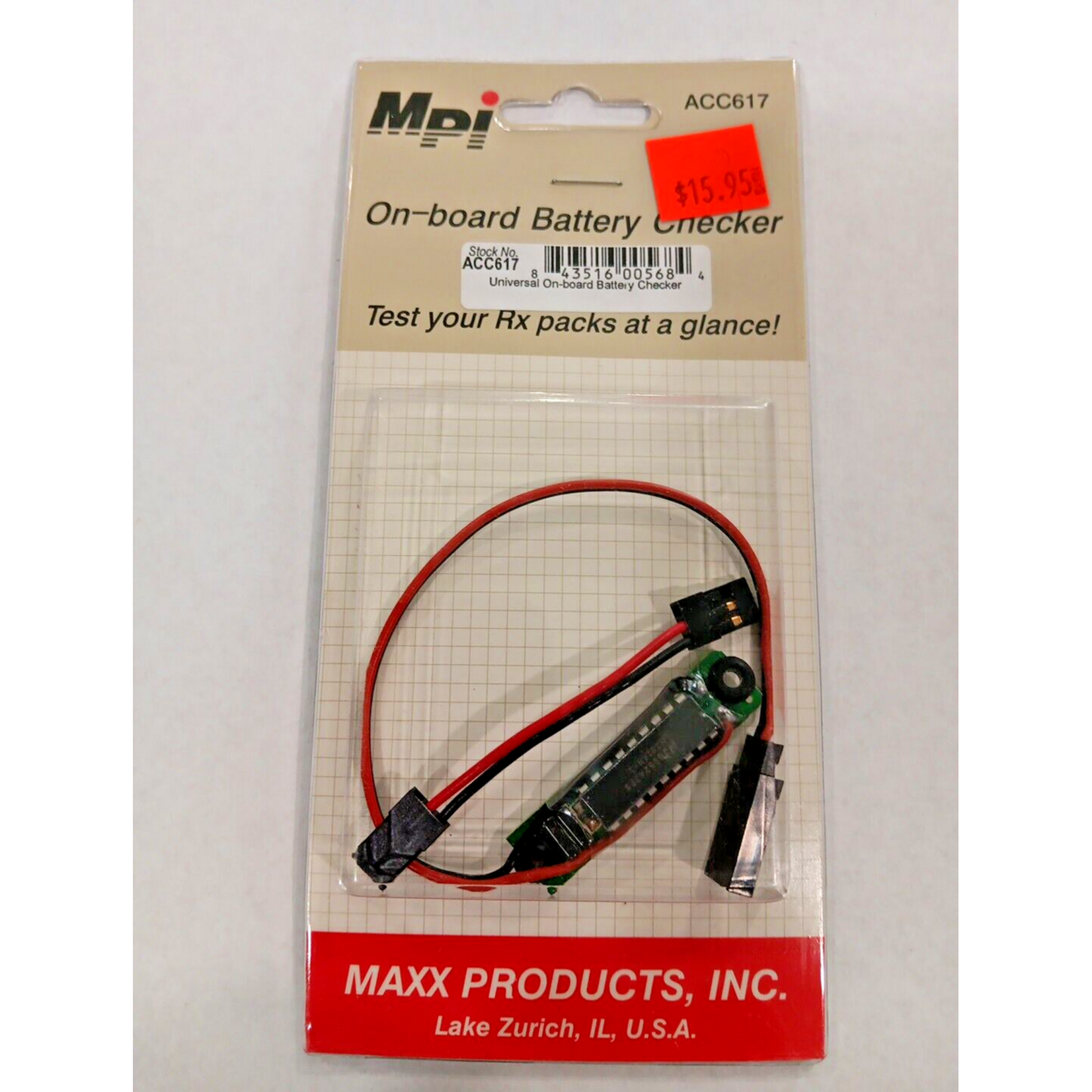 MPI ACC617 MPI Universal On-board Receiver RX Battery Checker