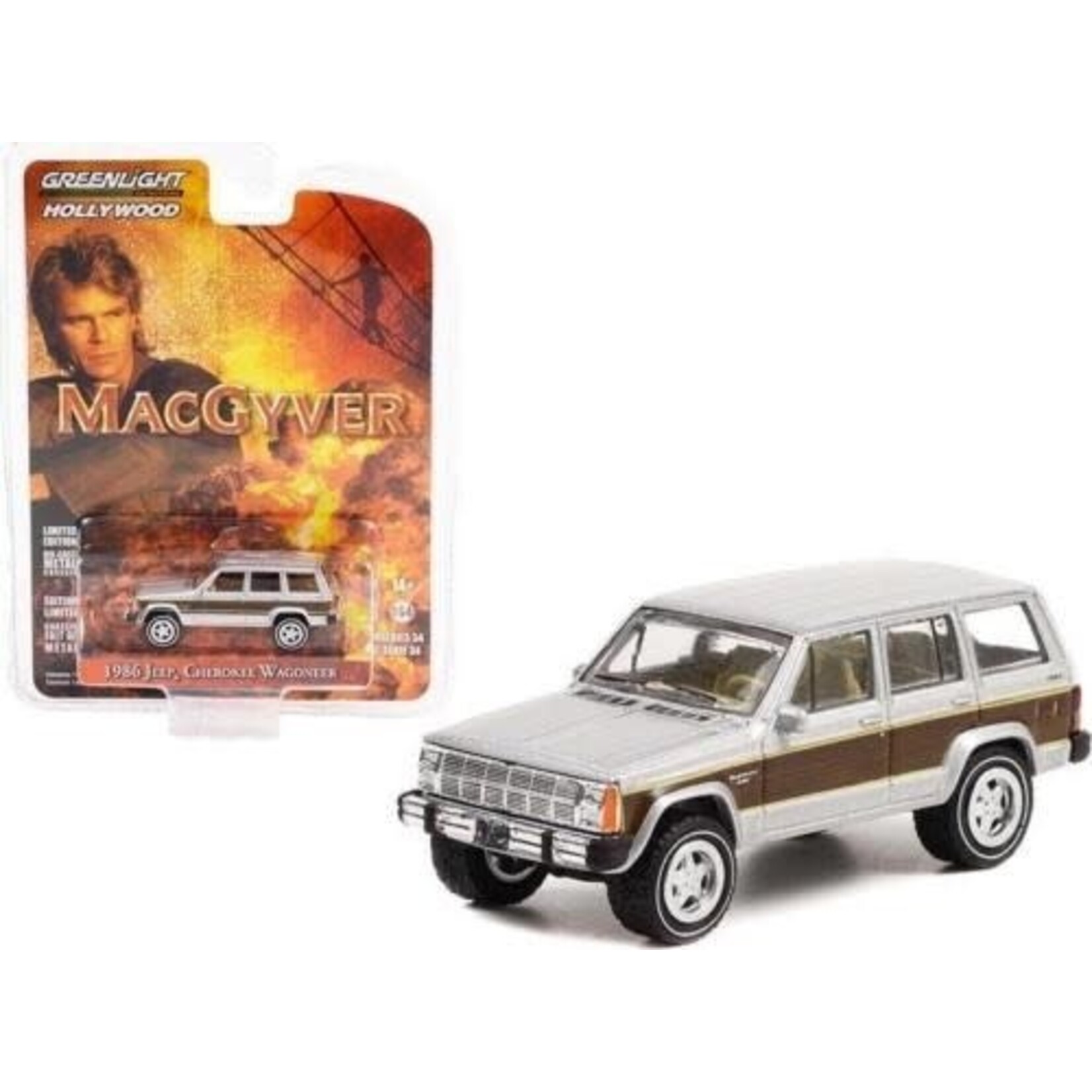 Greenlight GLT44940-C Greenlight 1986 Jeep Cherokee Wagoneer MacGyver