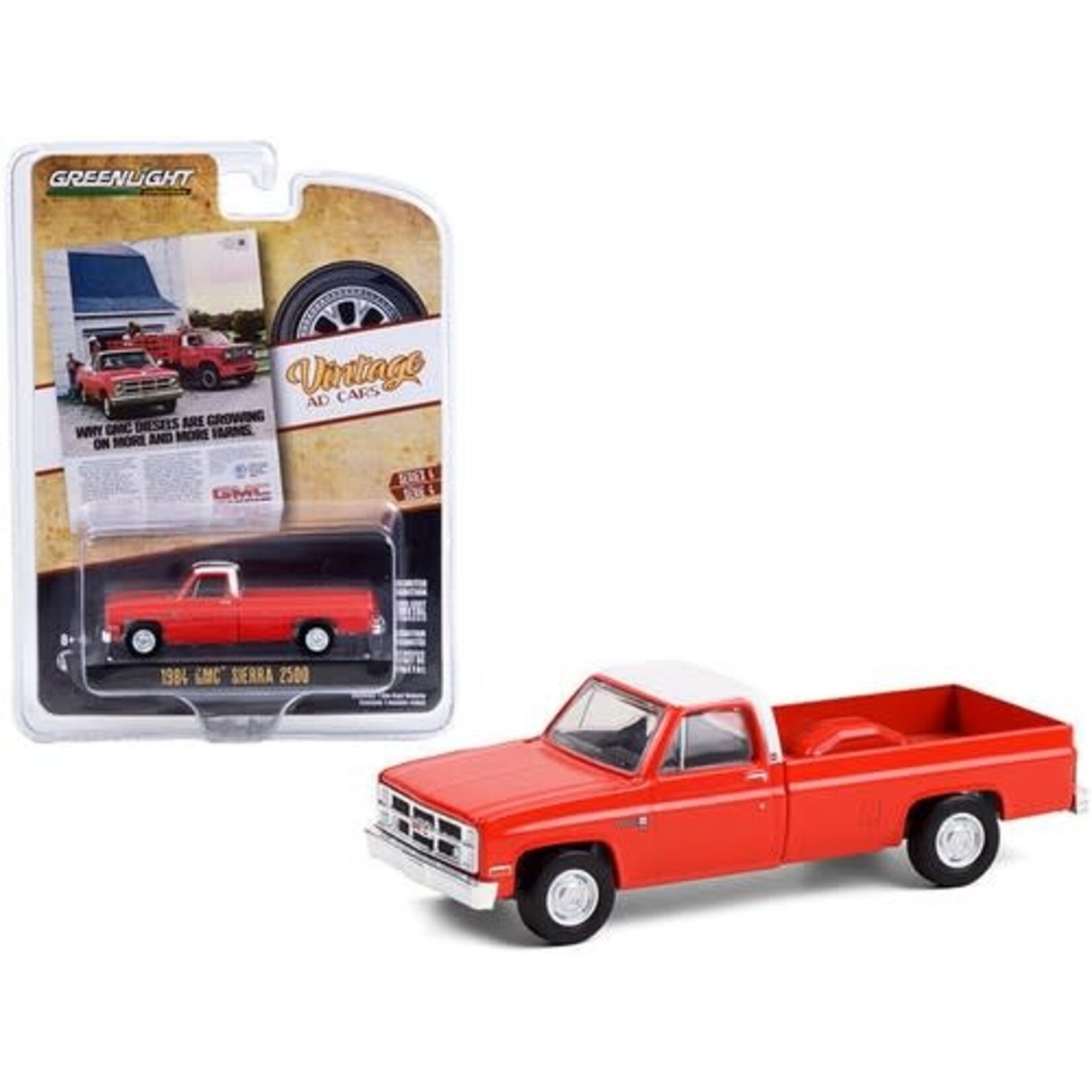 Greenlight GLT39060-F Greenlight 1984 GMC Sierra 2500 Squarebody Vintage Ads