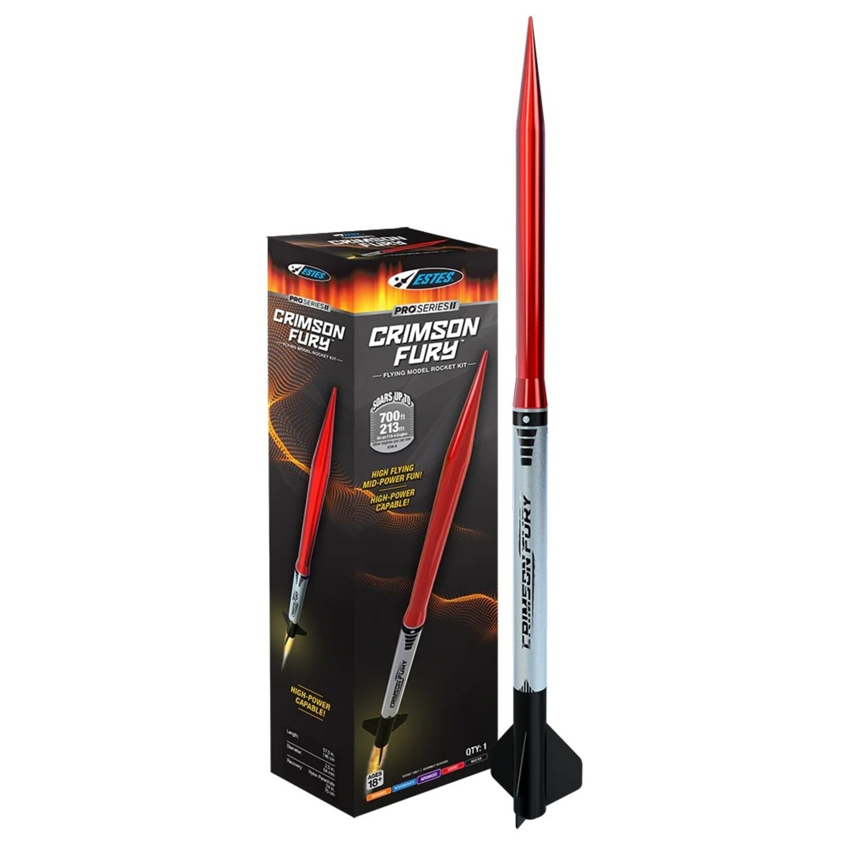 Estes EST9729 Estes Pro Series II Crimson Fury