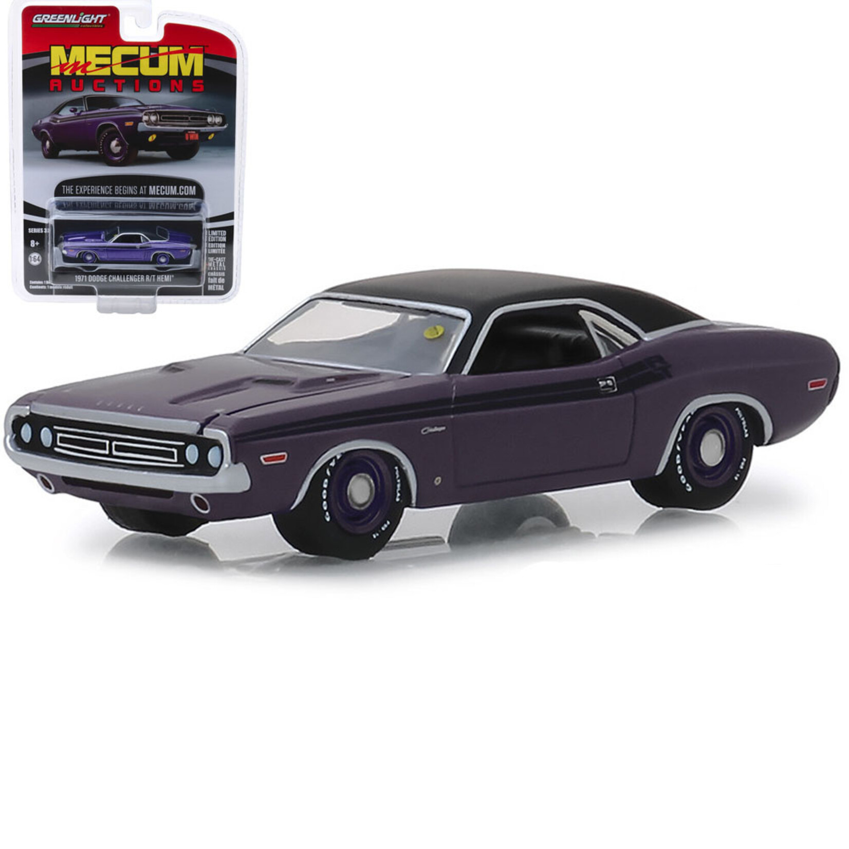 Greenlight GLT37170-D Greenlight 1971 Dodge Challenger R/T Mecum Auction Limited