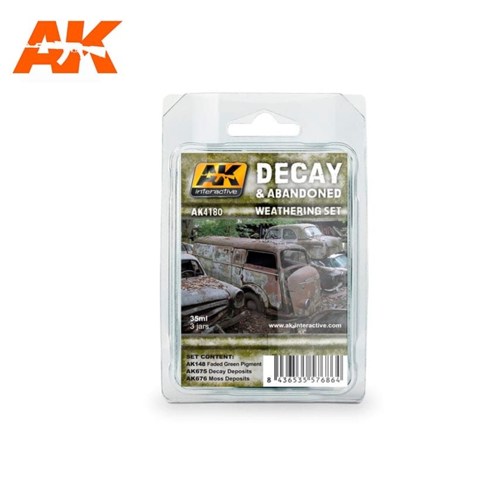 AK4180 AK Decay & Abandoned Weather Set (Faded Green, Decay Deposits, Moss Deposits)