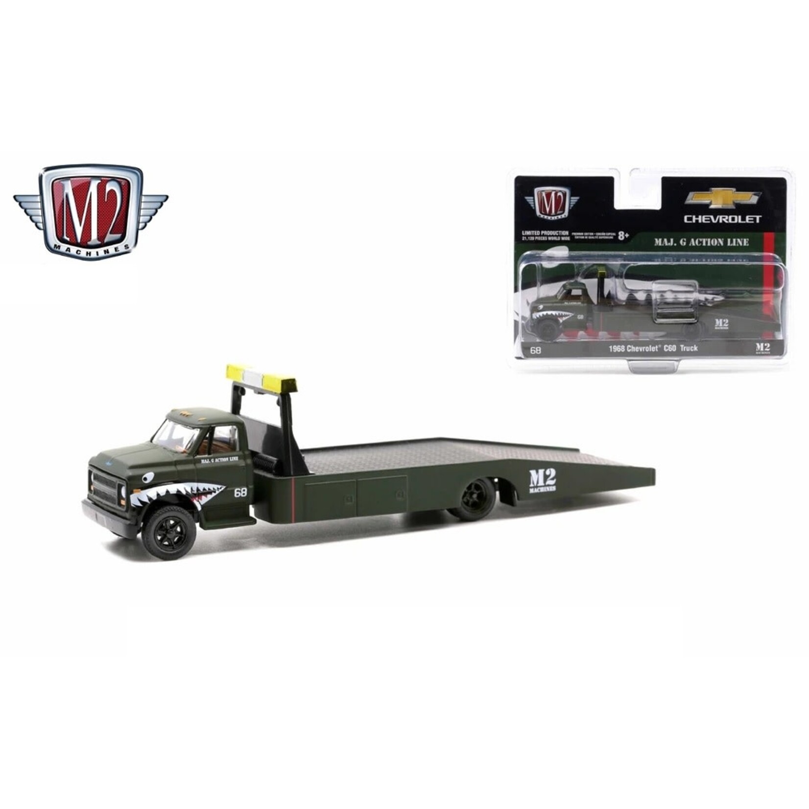 M2 Machines 39100-HS01 M2 Machines 1968 Chevrolet C60 Truck Maj. G Action Line Hobby Exclusive