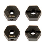 Team Associated **ASC42076 Associated Element RC Factory Team 6mm Steel Enduro Wheel Hexes (4)