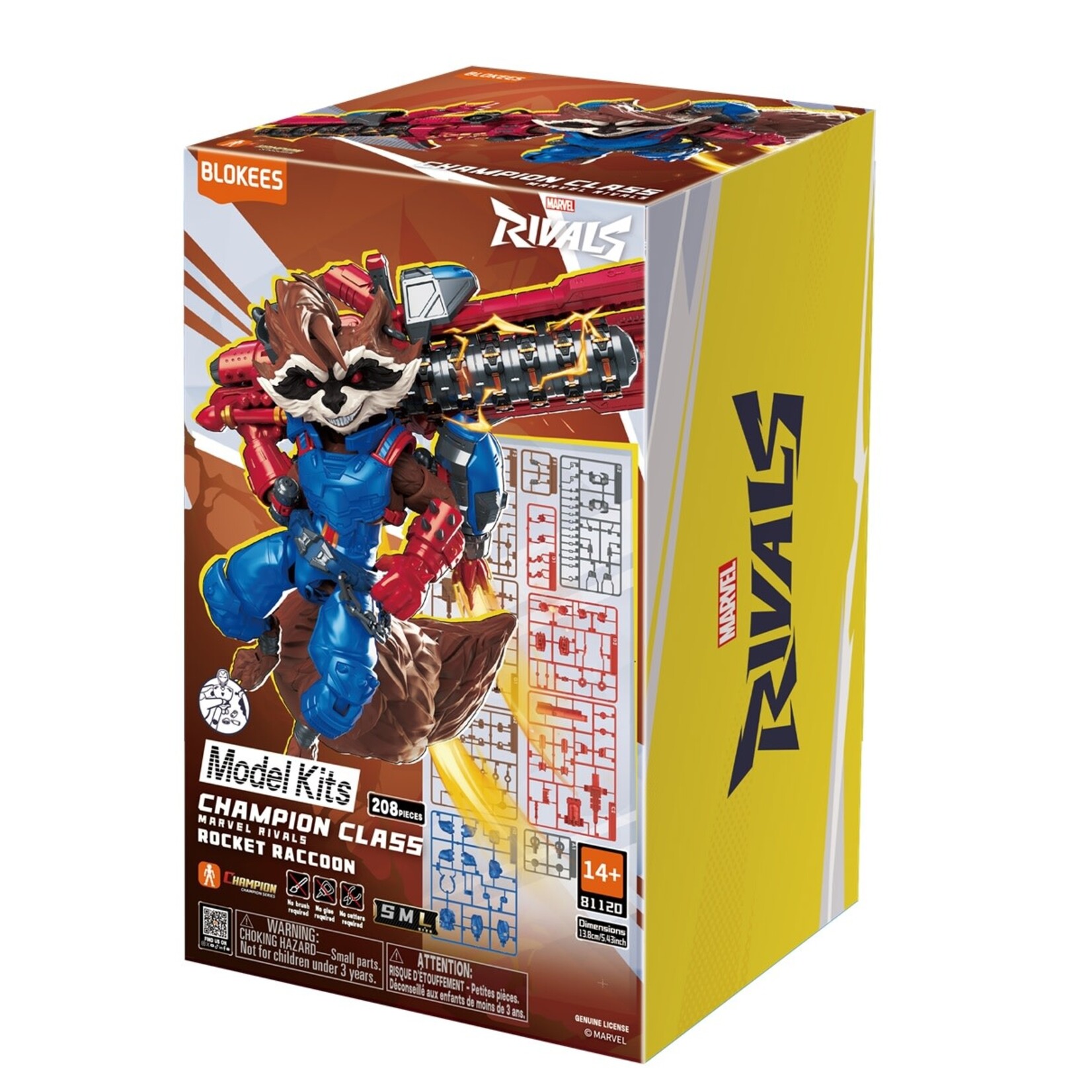 Blokees BKE81120 Blokees Rocket Raccoon Marvel Rivals