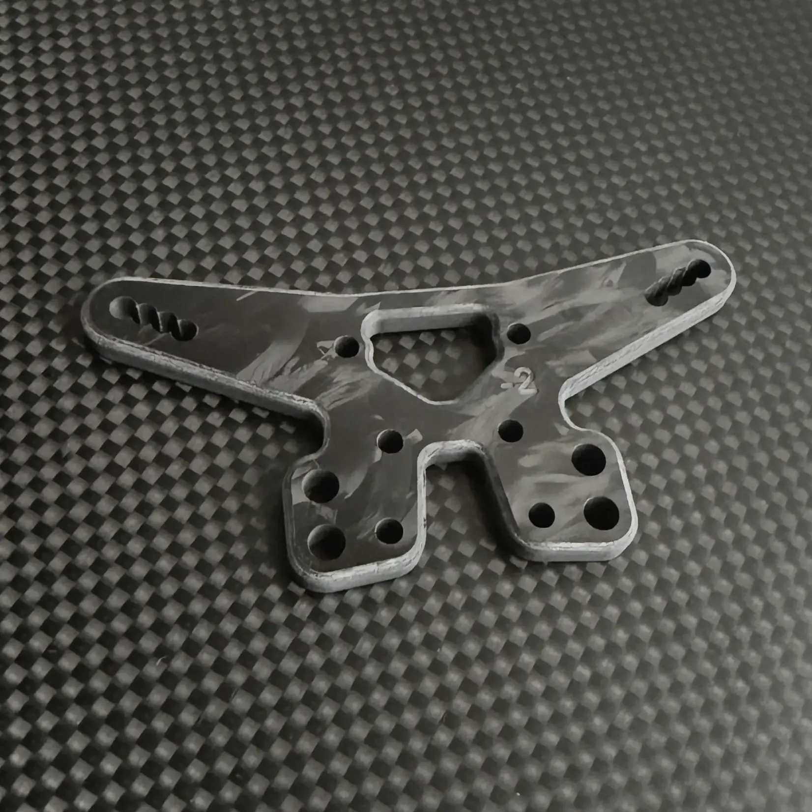R1 R1-920283-F R1WURKS R1B Rear Carbon Fiber Shock Tower, -2mm