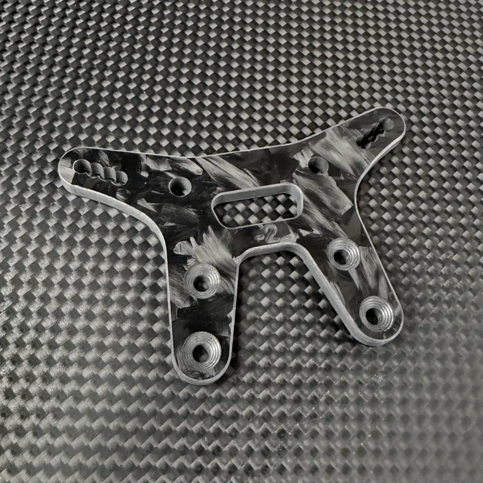R1 R1-920282-F R1WURKS R1B Front Carbon Fiber Shock Tower, -2mm