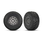 Traxxas TRA10870-GRAY Traxxas Mini Slash Bfgoodrich Mud-Terrain T/A KM3 Pre-Mounted Tires (Grey) (2) w/12mm Hex