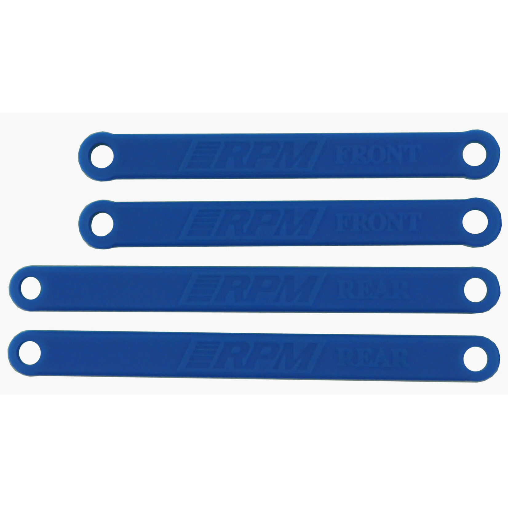 RPM RPM81265 RPM Traxxas Camber Link Set (Blue) (4)