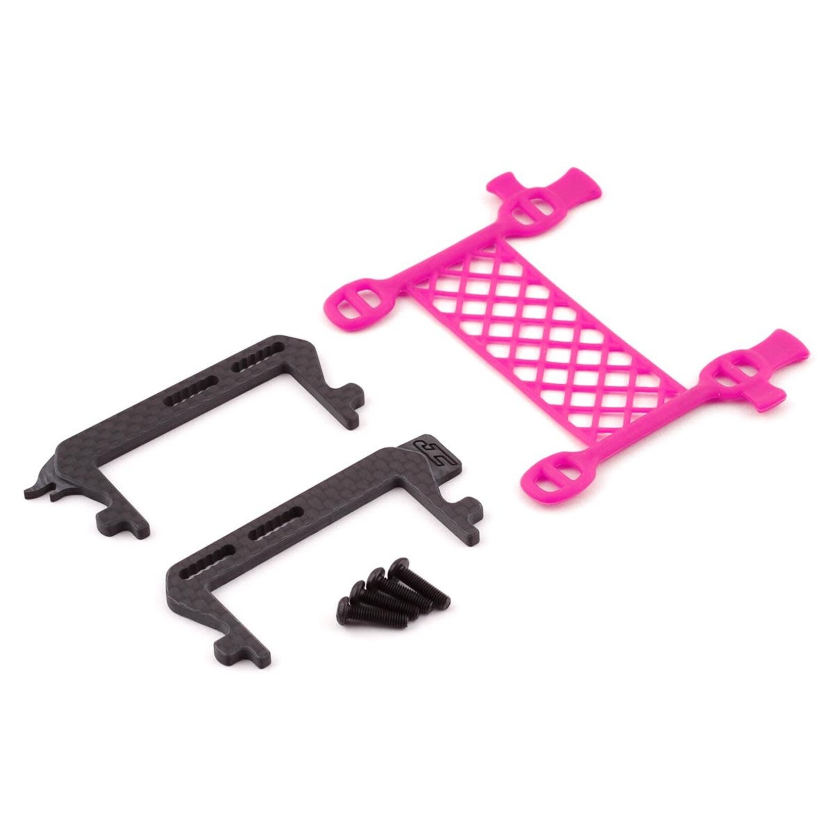 JConcepts JCO2298-4 JConcepts B6.2 Cargo Net Battery Brace (Pink)