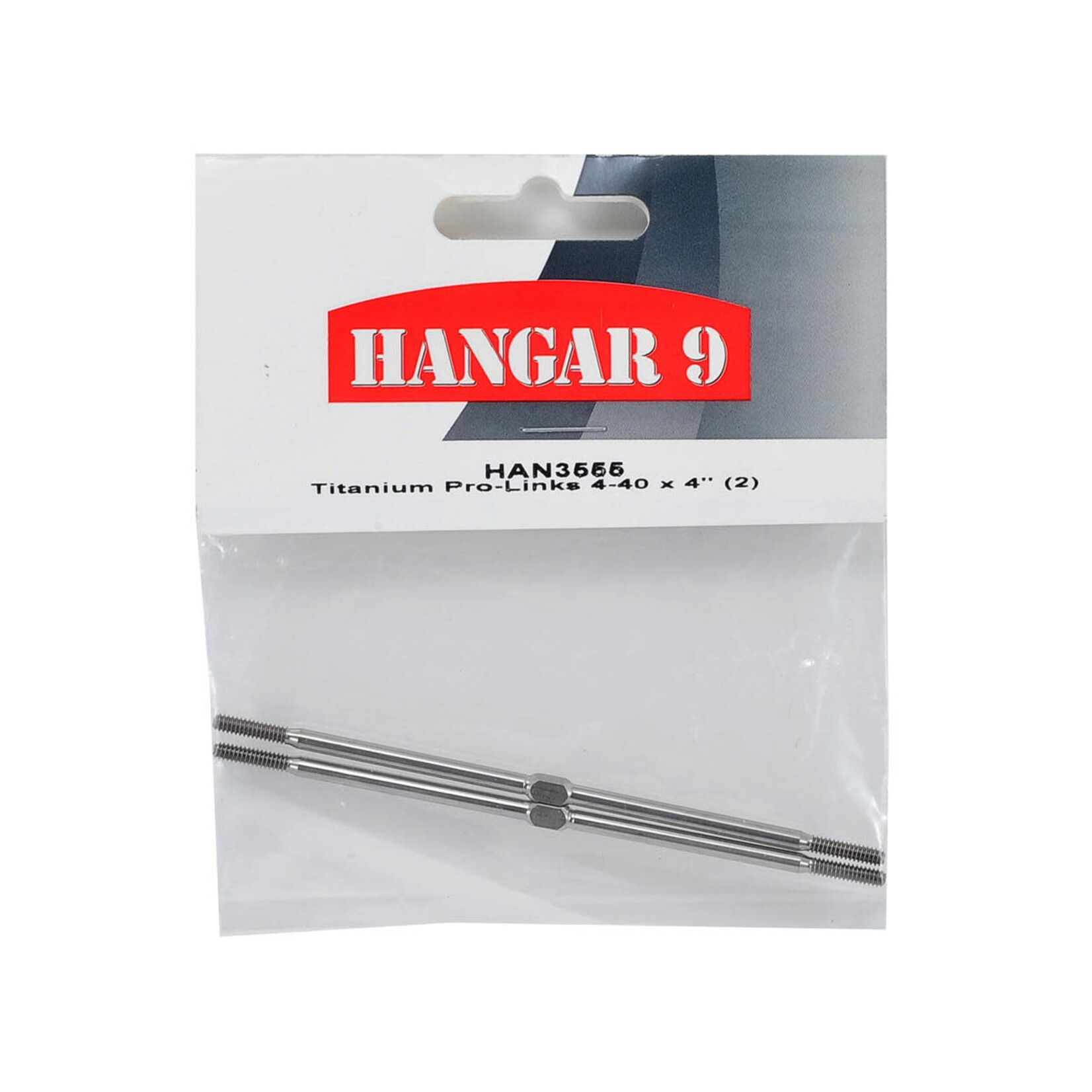 Hangar 9 HAN3555 Hangar 9  4-40 x 4" Titanium Pro-Links (2) ##