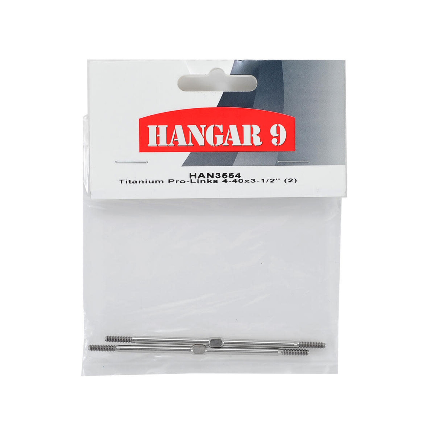 Hangar 9 HAN3554 Hangar 9  4-40 x 3-1/2" Titanium Pro-Links (2) ##
