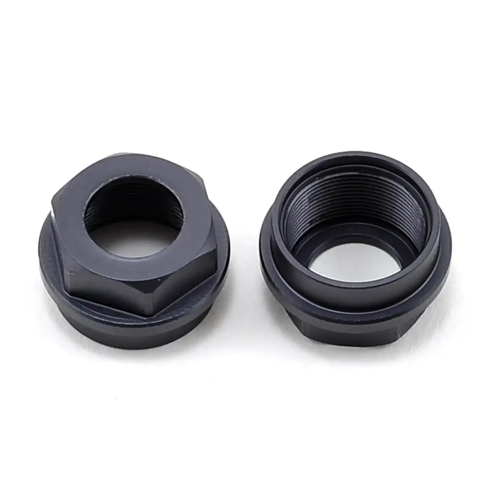 Tekno RC TKR6015 Tekno RC Aluminum Shock Cartridge Cap Set (Gun Metal) (2)